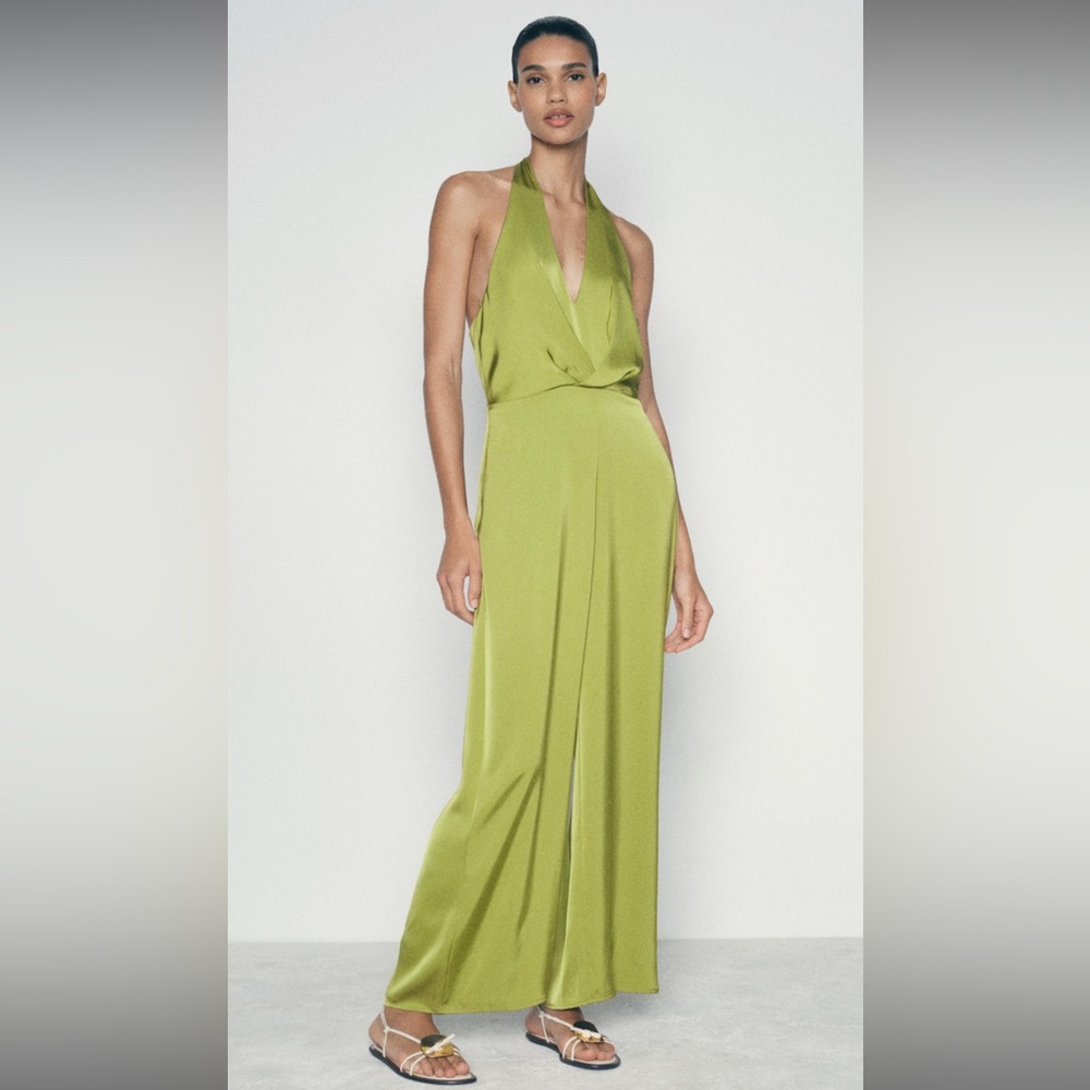 Zara Green Women's Jumpsuit